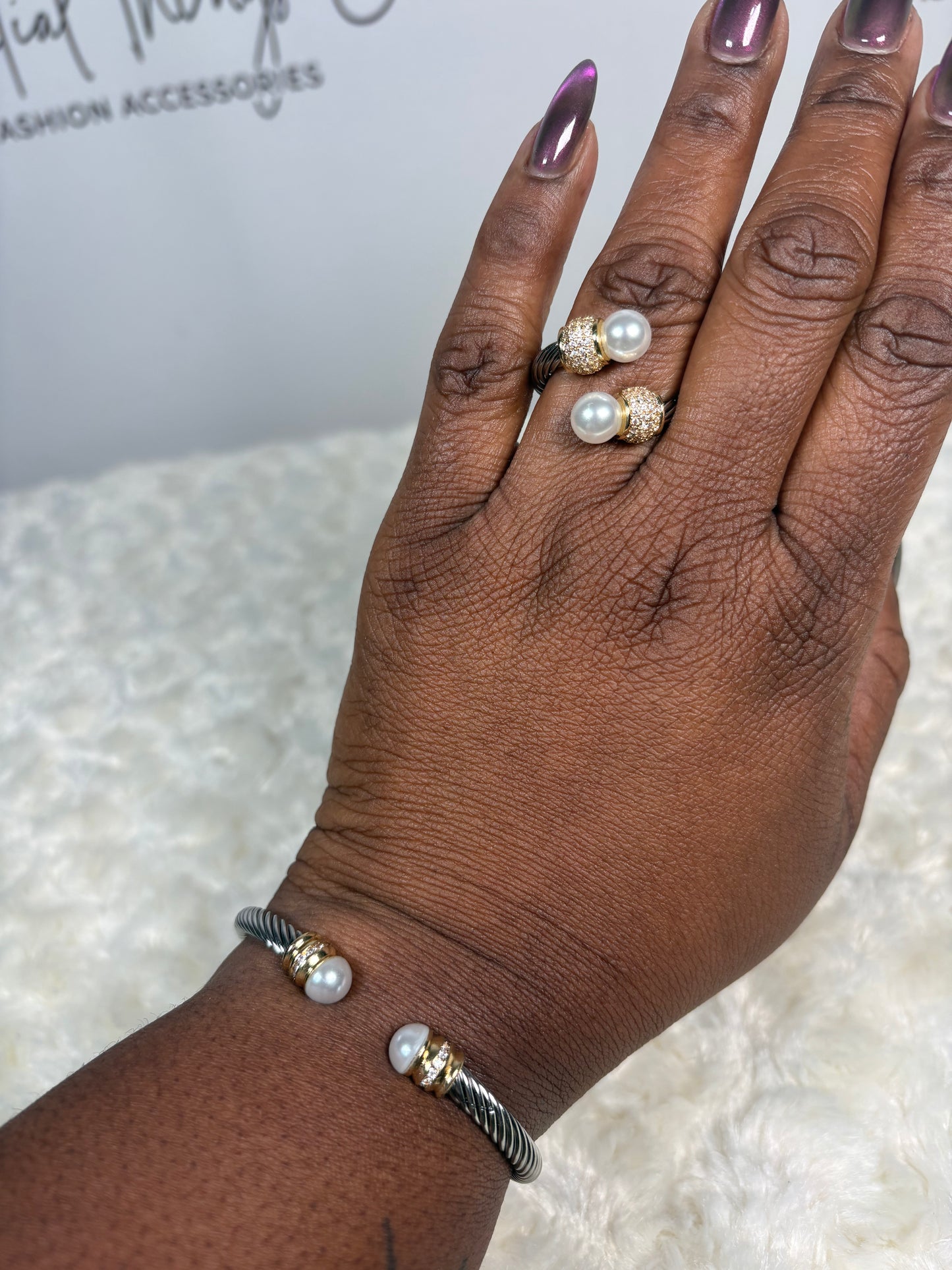 Lillian Ring & Bracelet Set