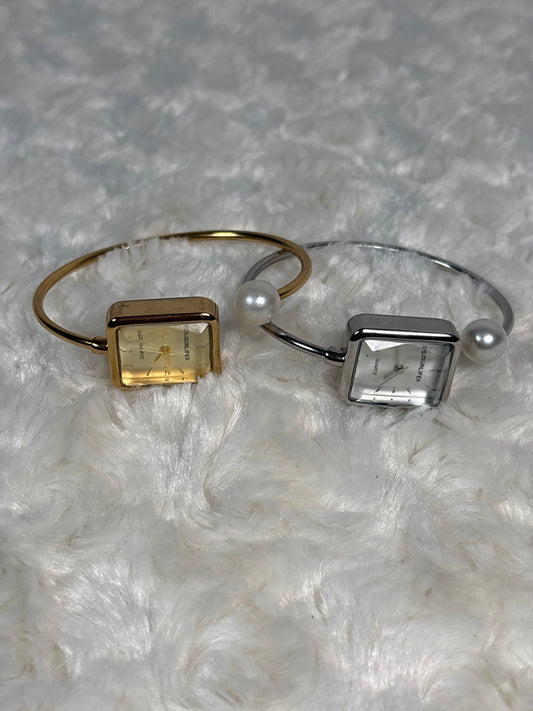 Pearl Cuff Watch