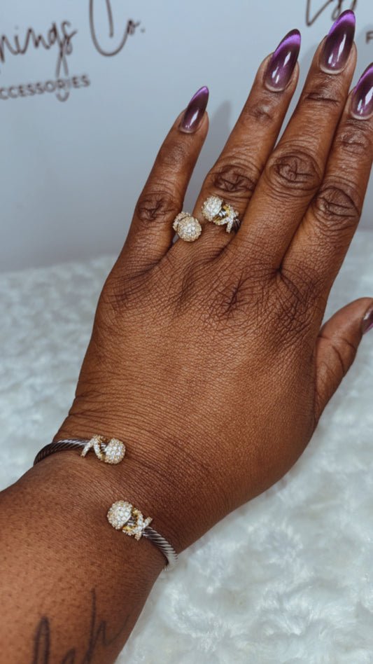 Lillian Ring & Bracelet Set